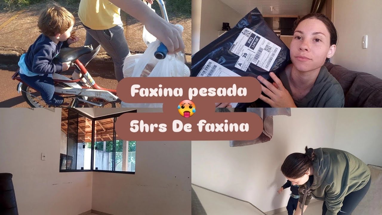 Faxina pesada| cuidado do lar|