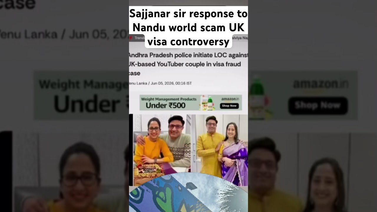 UK visa scam latest updates Nandu&rsquo;s world in trouble #nandusworld #ukvisa #scamalert #viral #shorts