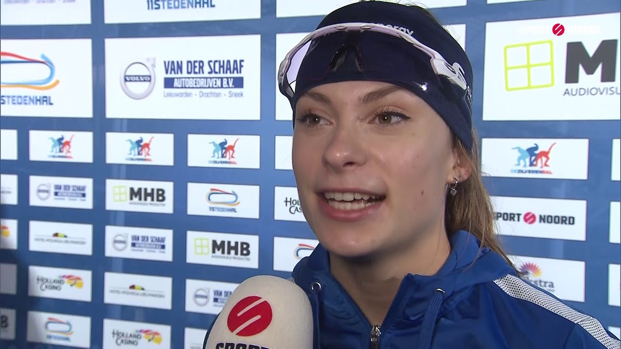 Femke Kok tijdens de Zilveren Bal