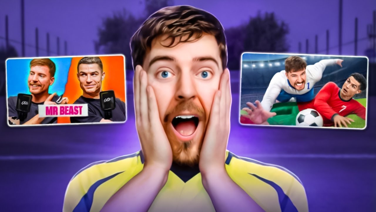 MrBeast снял ВИДЕО с РОНАЛДУ!
