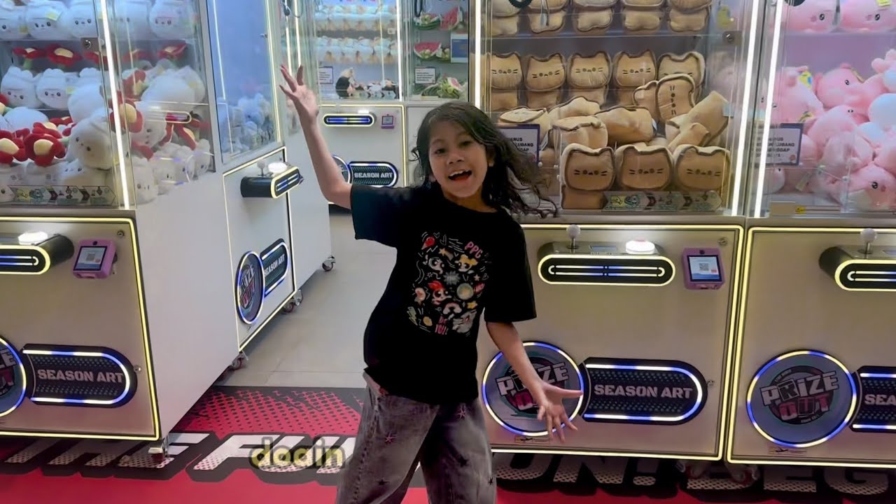 Main mesin capit di FuniFun! seru bangeett !!