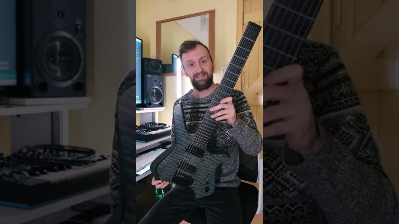 Custom/Affordable Headless Guitar Comparison #shorts