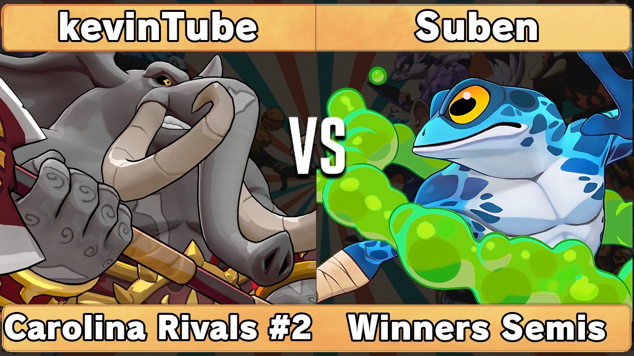 kevinTube (Clairen, Loxodont) vs Suben (Ranno) | Winners Semis | Carolina Rivals #2