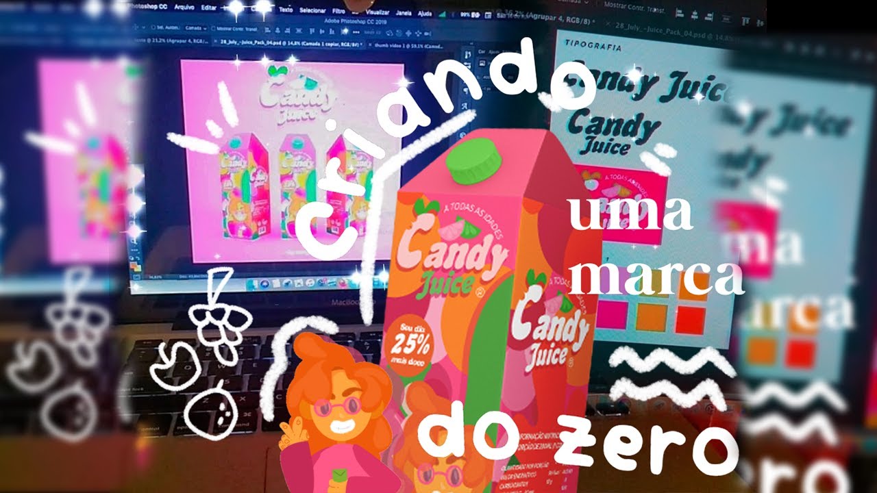 CRIANDO O DESIGN DE MARCA DO ZERO! | Nanypaint.