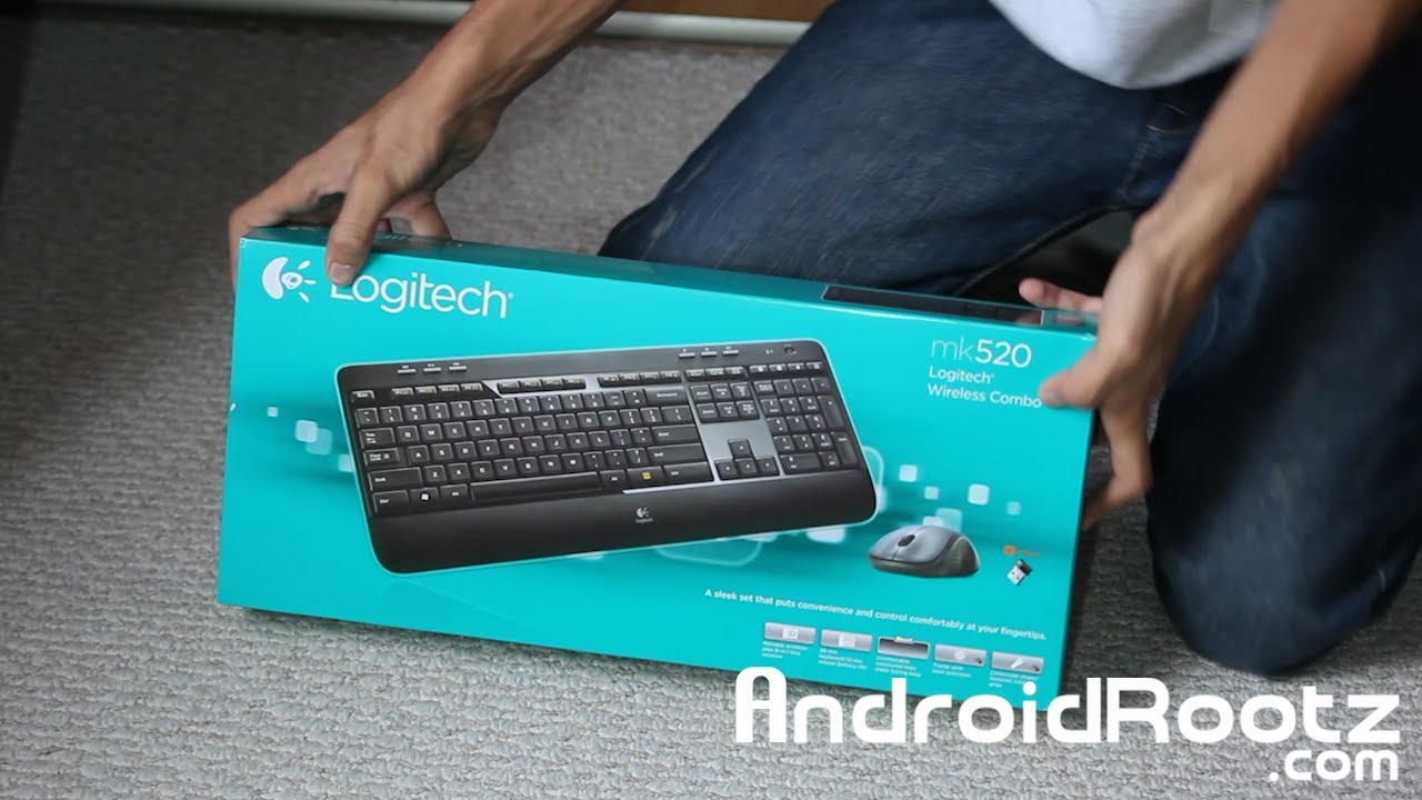 Logitech MK520 Wireless Keyboard and Laser Mouse Unboxing & Quick Look!