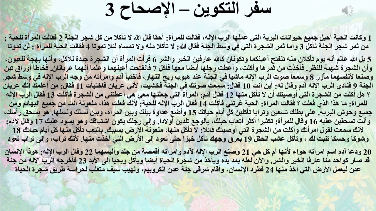 3- تبسيط سفر التكوين - الإصحاح 3 - ايمانيات 3 (ادم الاول و ادم الاخير) - ابونا لوقا ماهر