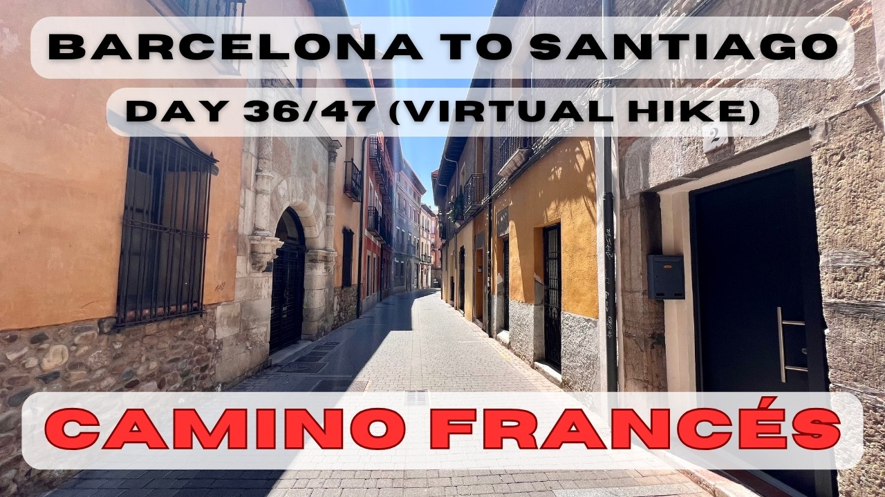 Day 36: Barcelona to Santiago - Reliegos to León (Camino Catalan, Aragones, Frances)
