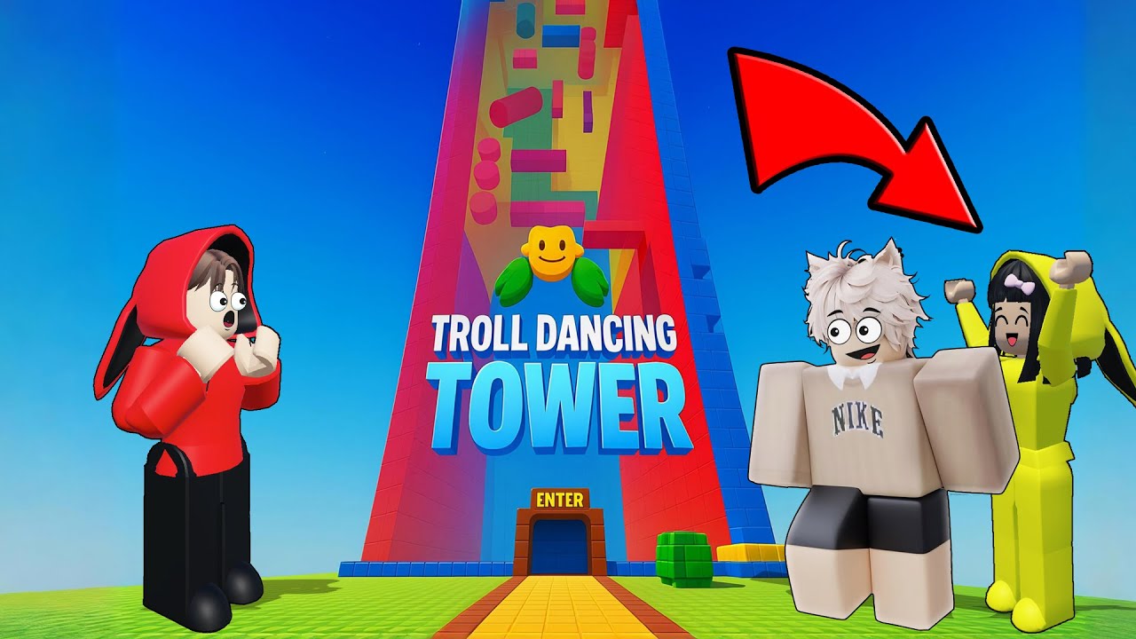Yuta, Mio Dan Baby Celine Manjat Menara Fahrezaos || ROBLOX