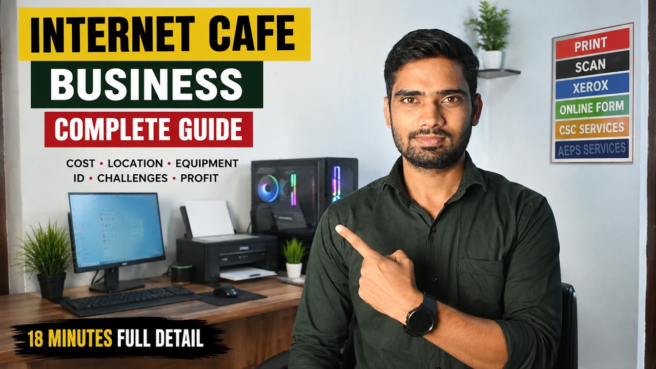 Internet Cafe Business Complete Guide 2026 | Cost, Equipment, Location, License & Profit