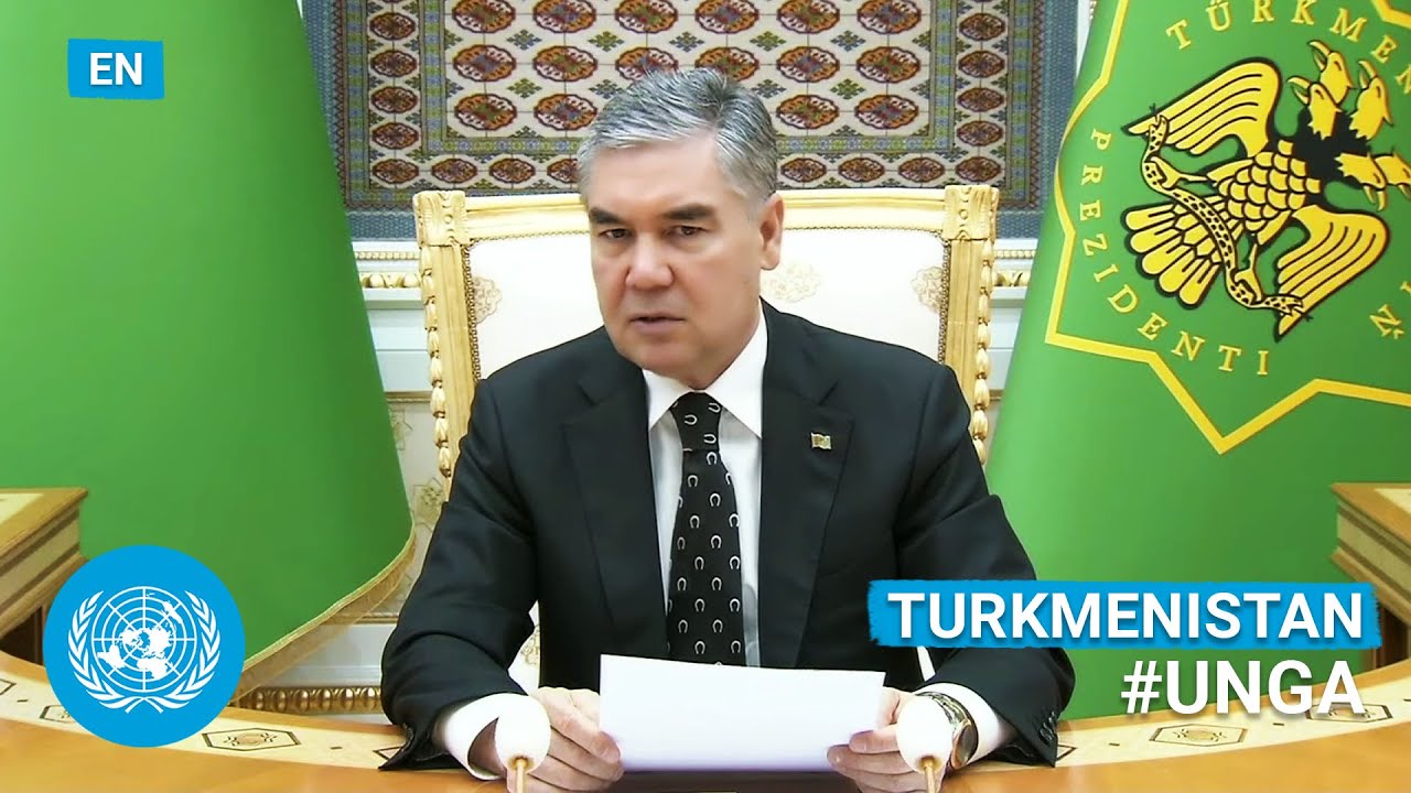 🇹🇲 Turkmenistan - President Addresses United Nations General Debate, 76th Session (English) | #UNGA