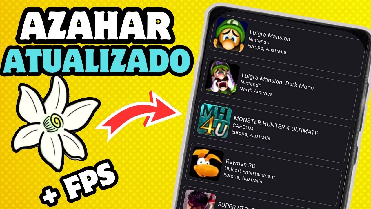AZAHAR 3DS NOVA VERS&Atilde;O | VULKAN + SHADER CACHE MELHORANDO FPS