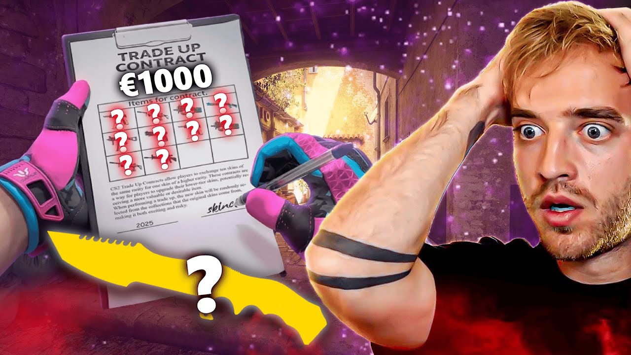 Červen&eacute; SKINY ZA &euro;1000, Co Za NŮŽ DOSTANU?? | CS2 Kontrakt