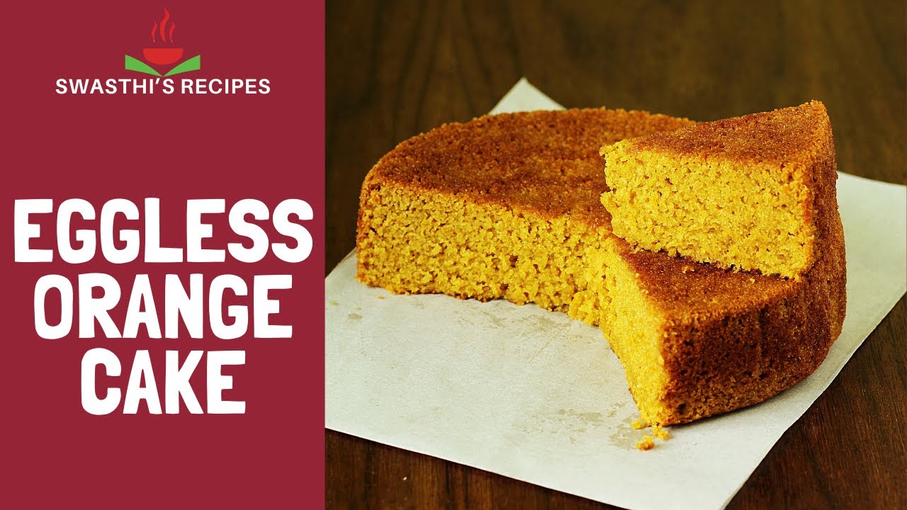 Eggless Orange Cake (Vegan cake)