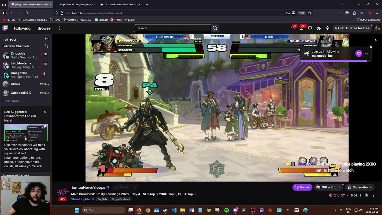 FROSTY FAUSTINGS GBVSR TOP 8 WATCHALONG!