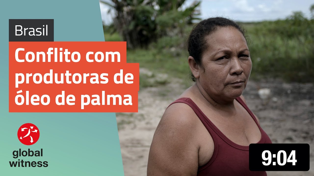 Comunidades tradicionais que vivem em conflito com empresas produtoras de óleo de palma no Brasil