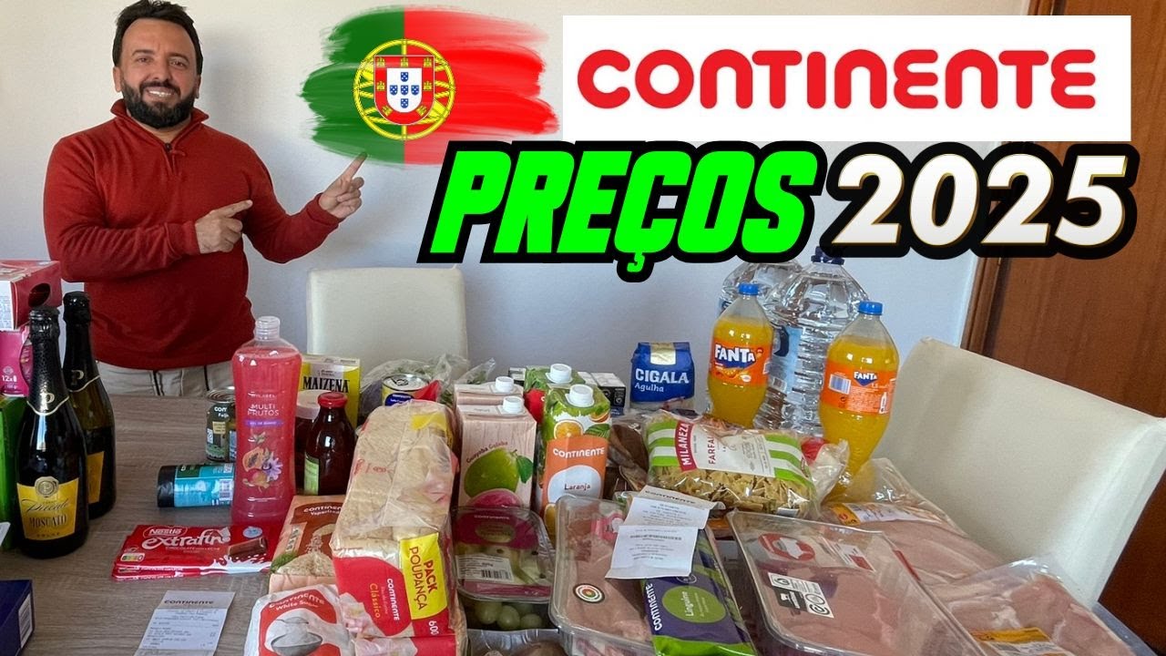 Compras no Continente - Preços de Mercado em Portugal 2025