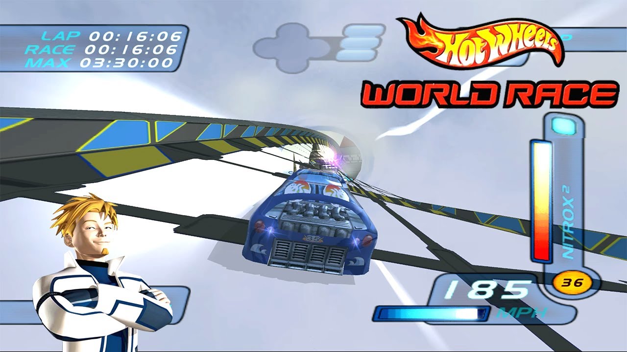 HOT WHEELS WORLD RACE GAME PS2: VERT LIGA COMPLETA - 1440P