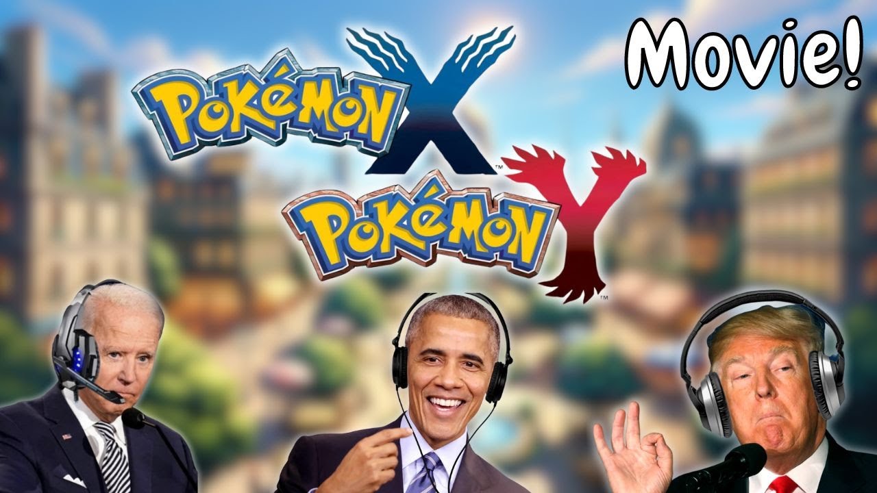 US Presidents Play Pokemon X & Y FULL MOVIE! | Discoml
