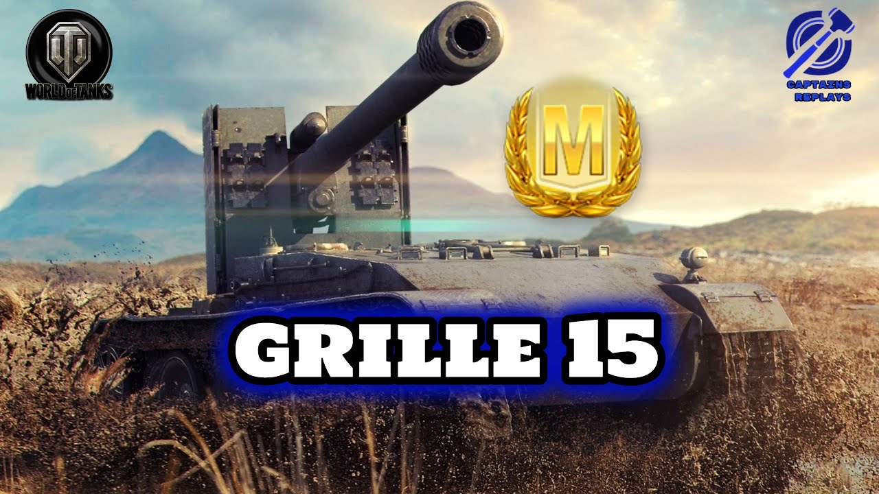 World of Tanks | Grille 15 - 9,6k Damage - Ace Tanker - High Caliber | WoT Gameplay