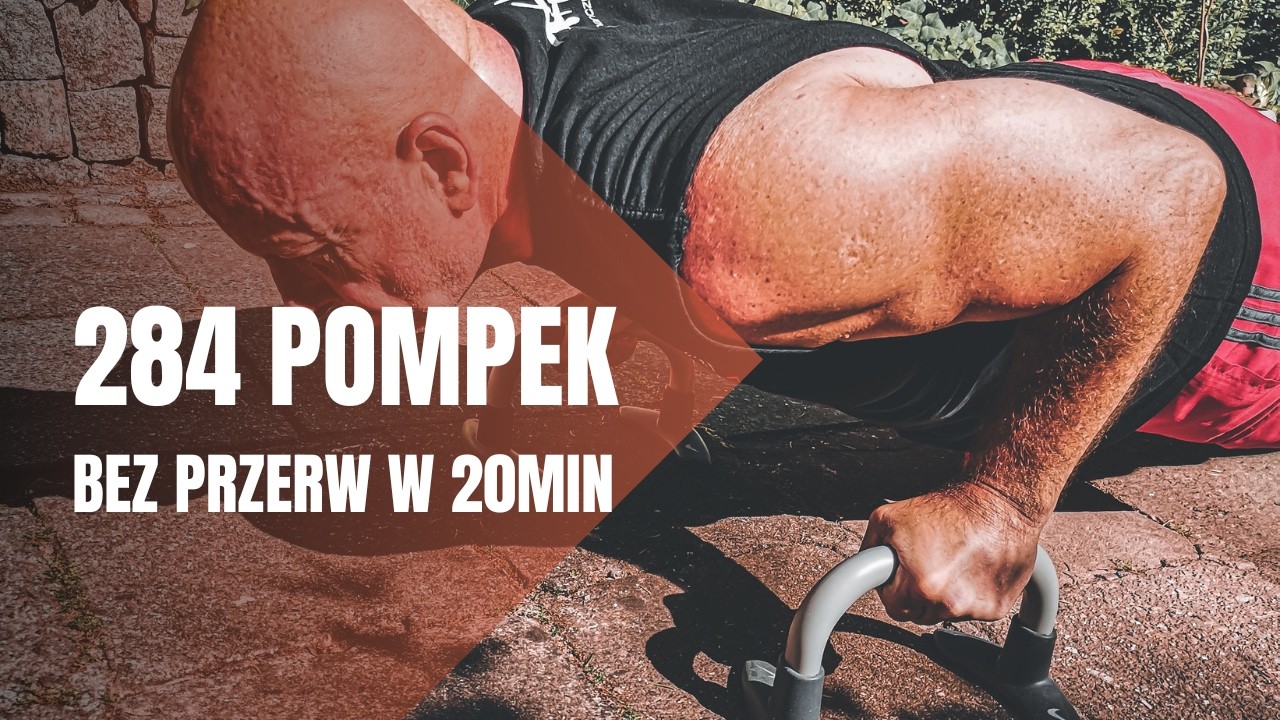 Tadeusz Homańczuk - pompki x 284 powtórzenia #pushups #workout
