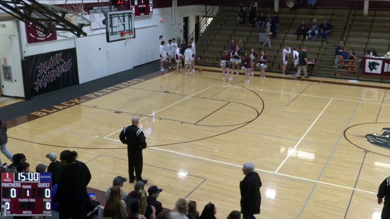 Platte-Geddes vs Todd County Boys C team and JV Basketball