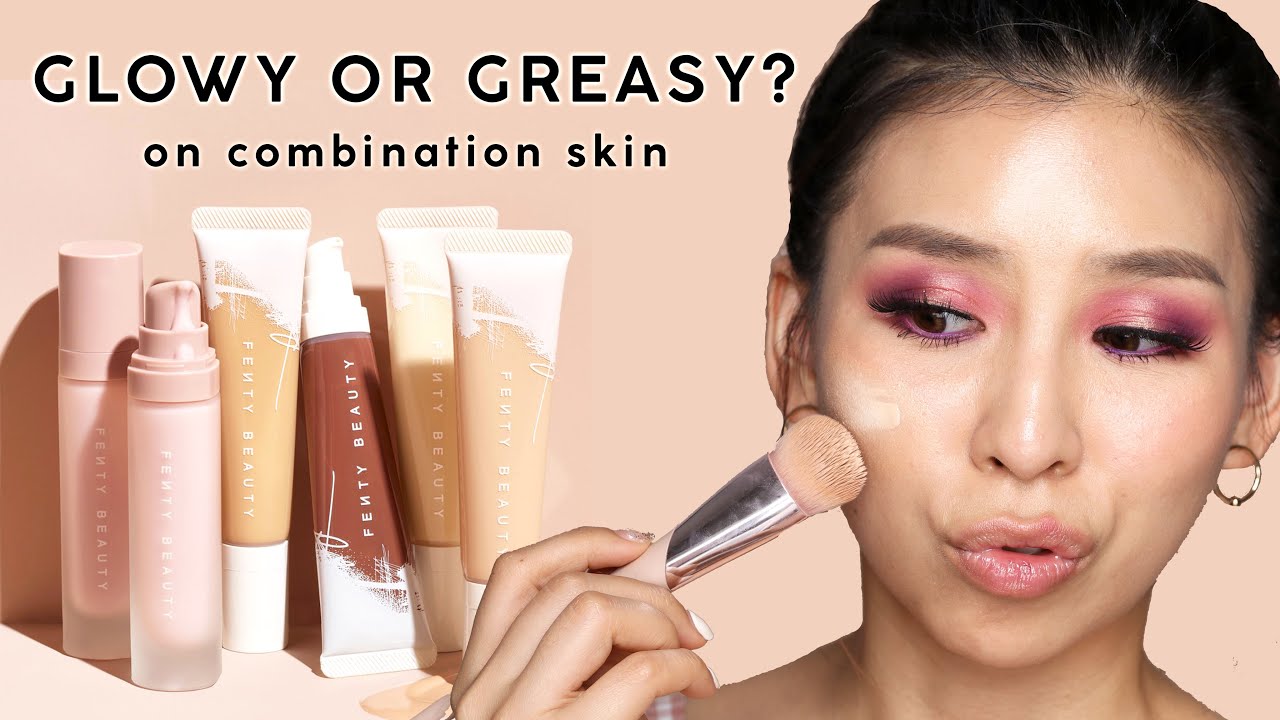 Fenty Hydrating Foundation on Combination Skin - Is it Glowy or Just Greasy? 😯