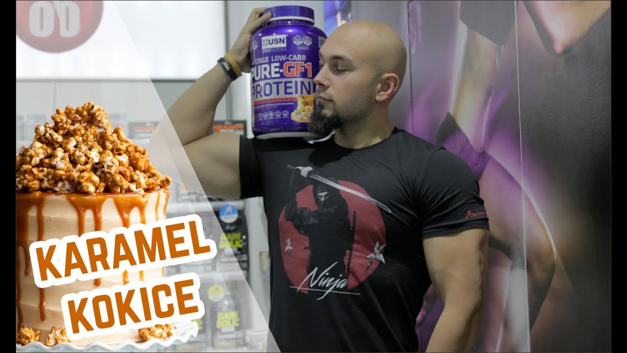 USN PURE GF1 PROTEIN Supplement Review (Taste Test) - Caramel Popcorn flavor | Zdravko Zdravče
