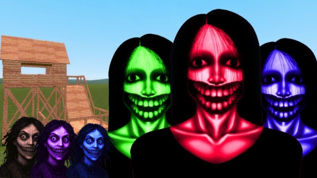 Kuchisake Onna Vs Towers In Garry's Mod (Part 2)