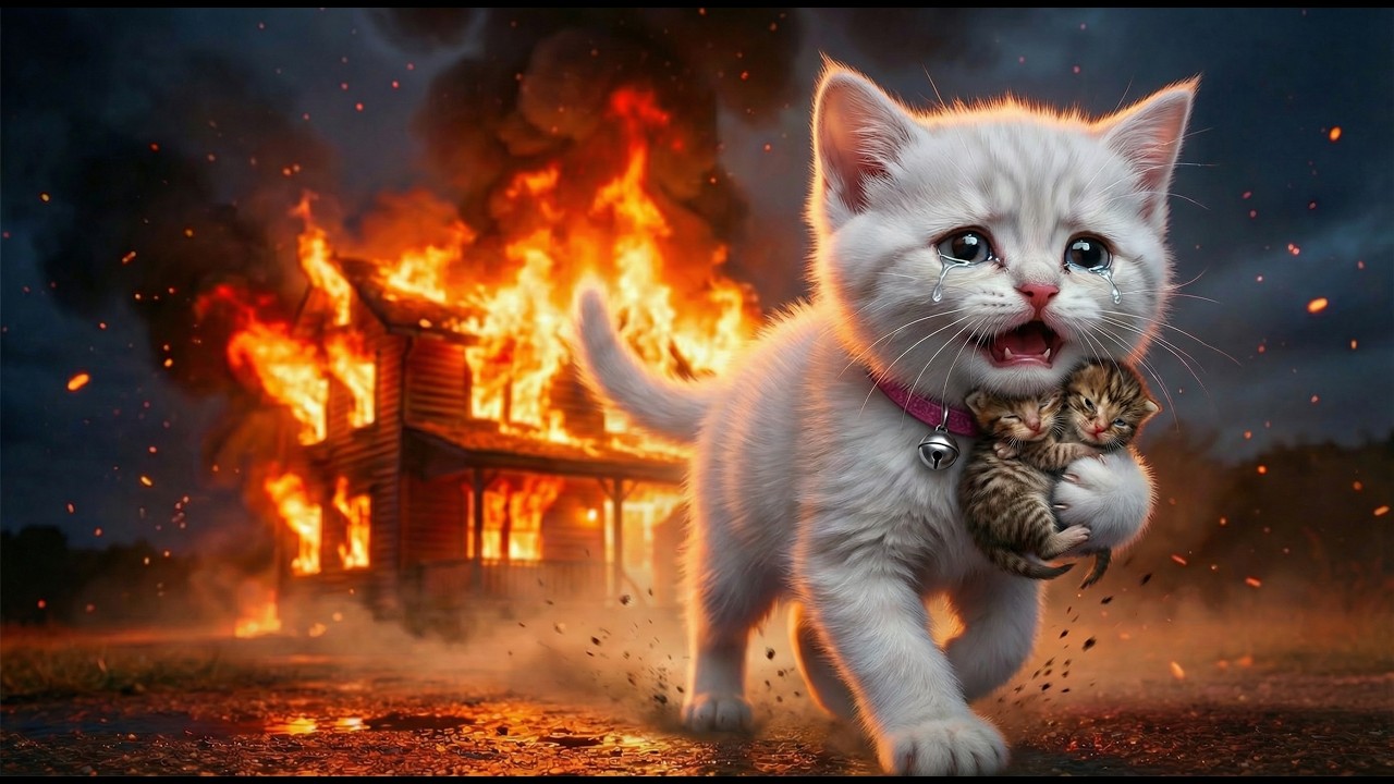 After Losing Her Mother, She Risked Everything to Save Two Tiny Kittens