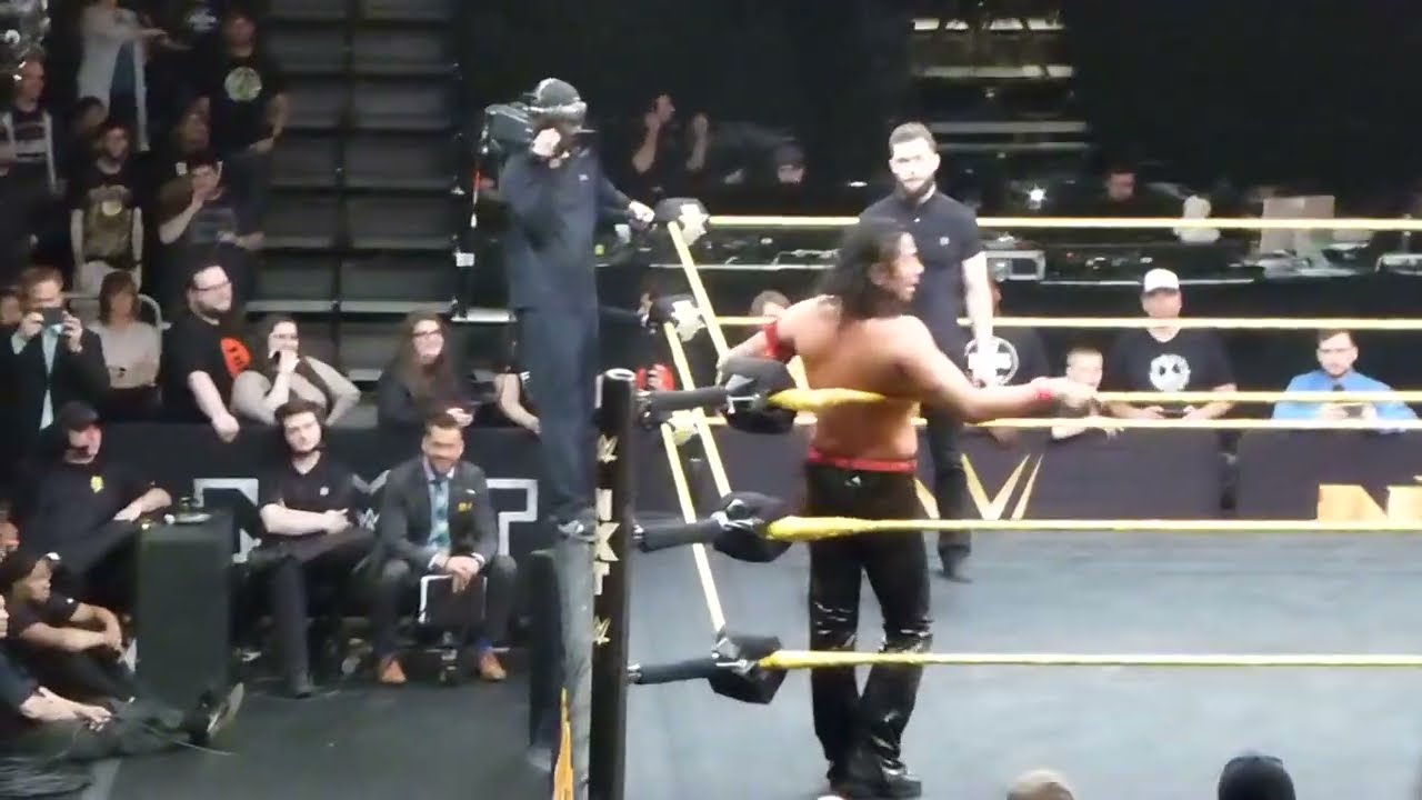 Finn Balor returns and wishes Shinsuke Nakamura a happy birthday at NXT LIVE