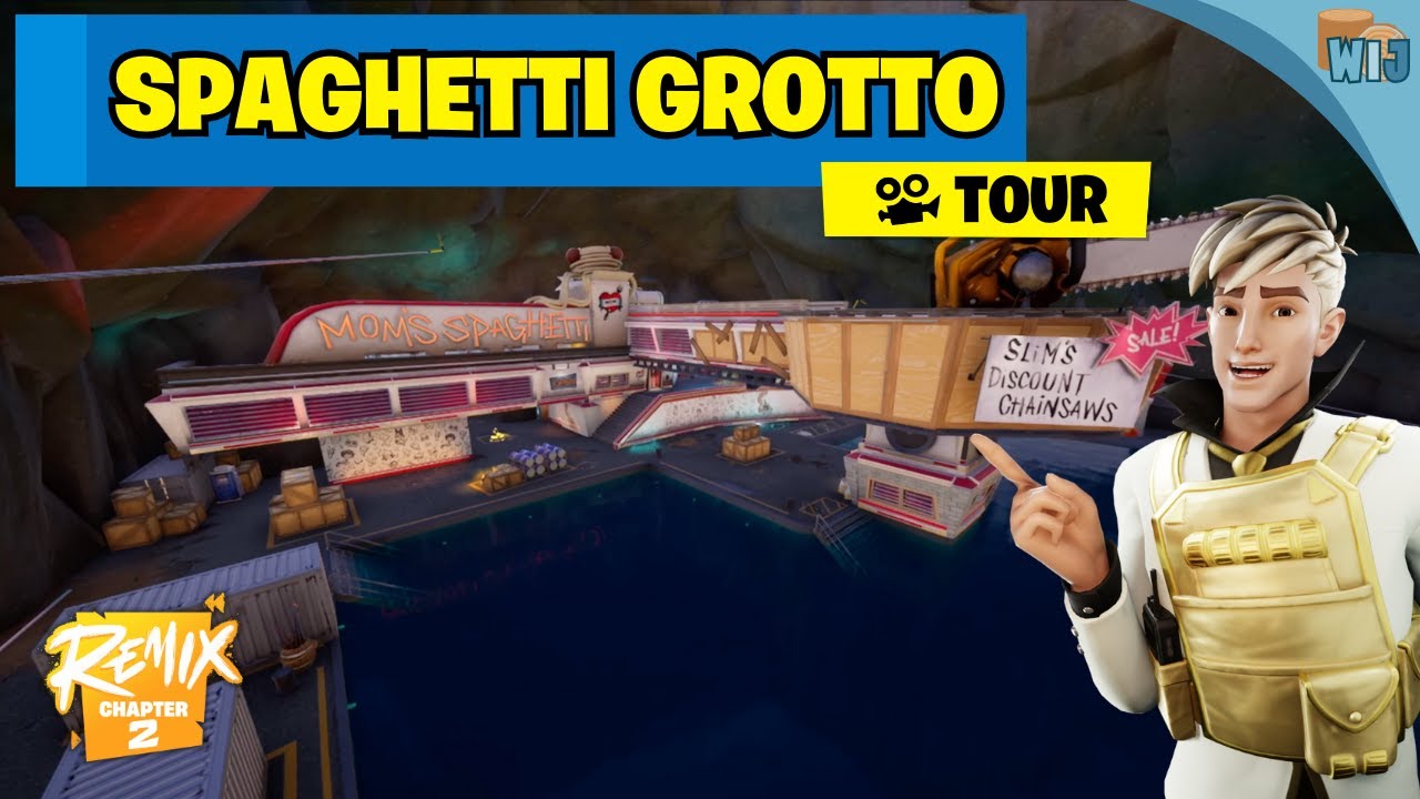 Spaghetti Grotto Tour | Fortnite CH2 Remix