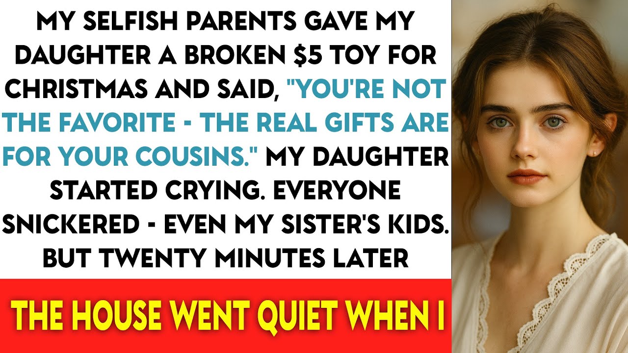 My Selfish Parents Gave My Daughter A Broken $5 Toy For Christmas And Said, “You’re Not The Favorite