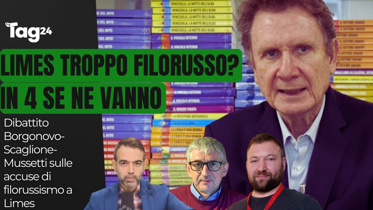 Limes troppo filorusso? In 4 se ne vanno per protesta: dibattito Borgonovo-Mussetti-Scaglione