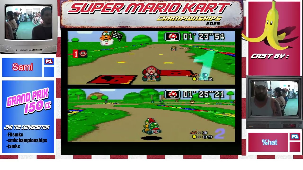 Super Mario Kart Championship 2025 - GP150cc - Lower Round 2 - S. Cetin vs C. Clark