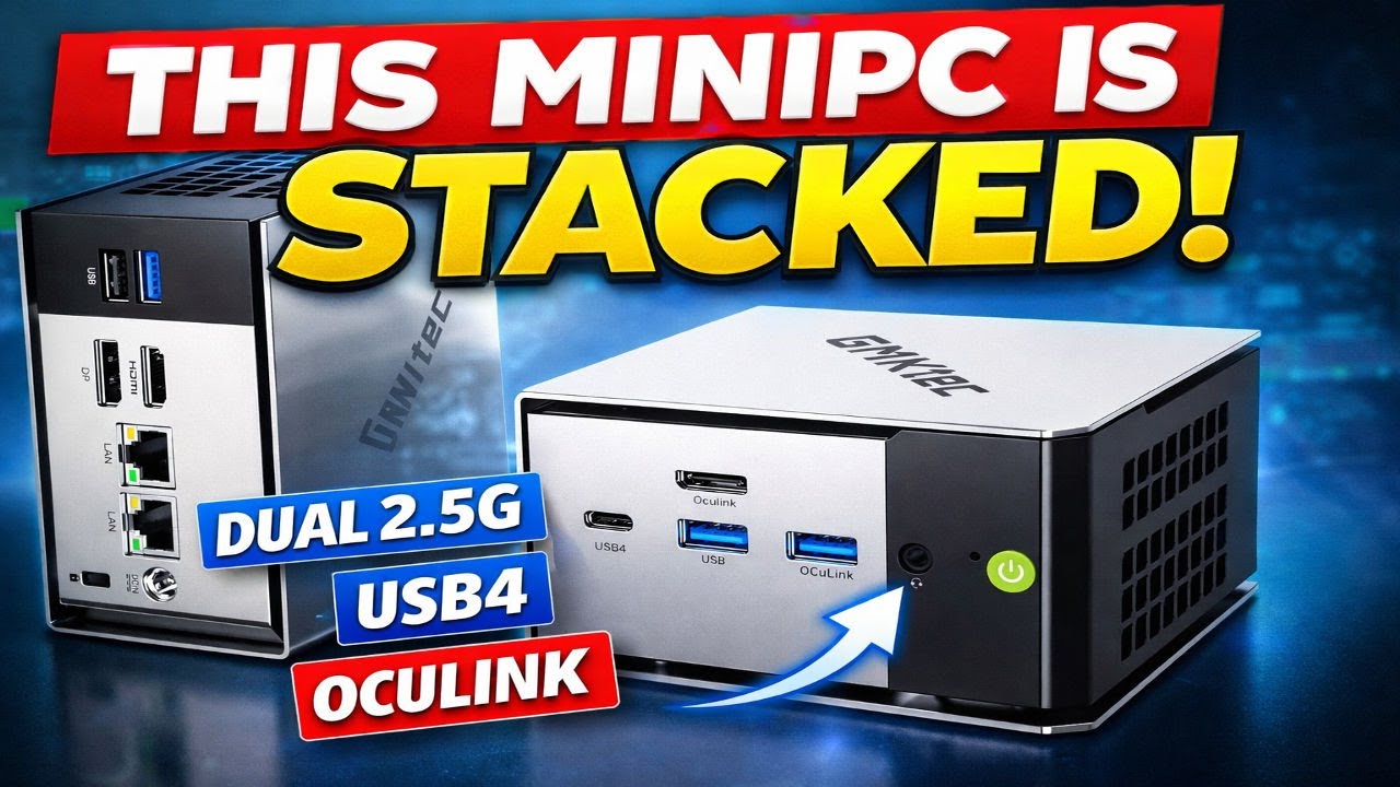 This Mini PC Has OCuLink and Dual 2 5G Ethernet  GMKtec M8