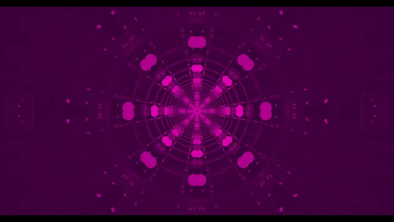 10 hours Magenta Spiral Tunnel Screensaver 4K UHD 60fps Live Wallpaper