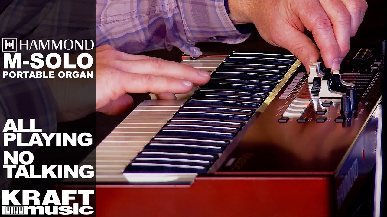 Hammond M-solo Organ - All Playing, No Talking