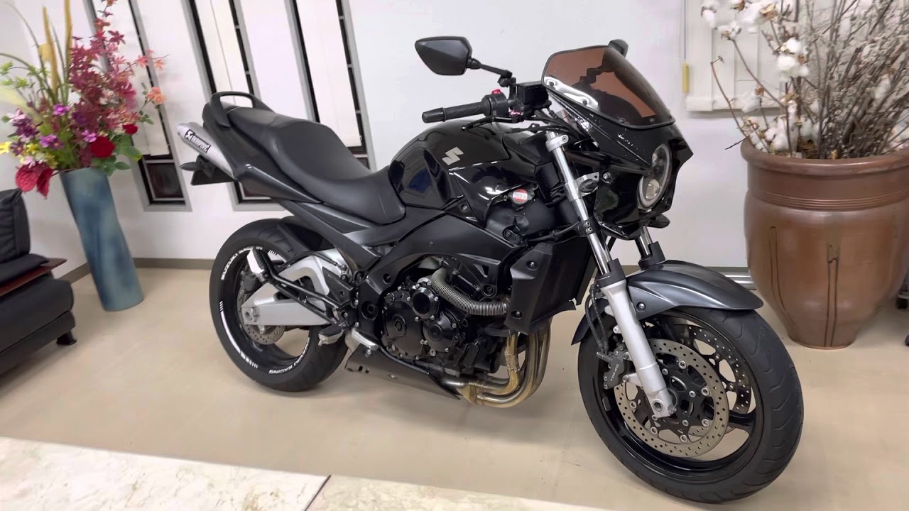 GSR400 ビキニカウル　始動動画