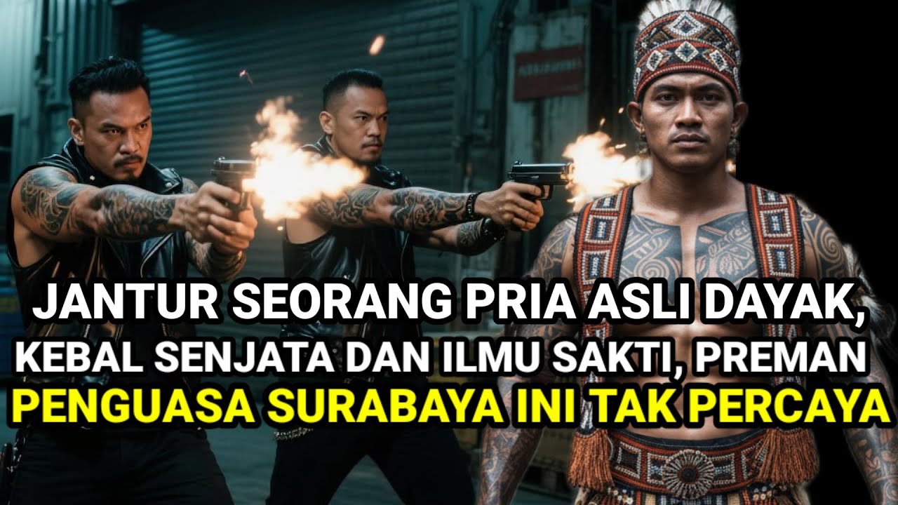 Jantur Pemuda Asli Dayak, -Kebal Senjata Dan Buat Preman Penguasa Surabaya Ini Melongo