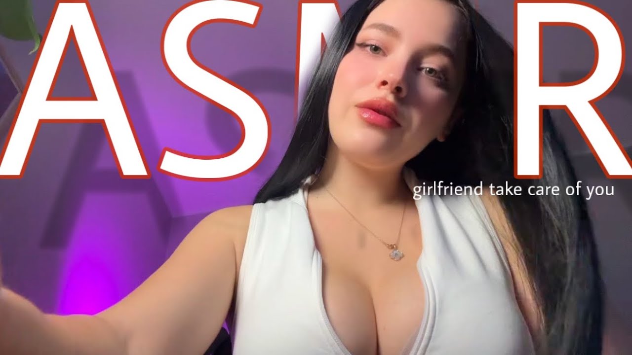 Засыпаю у меня на коленях 💗 ASMR: игра с волосами девушки, прикосновения к лицу и тихий шёпот