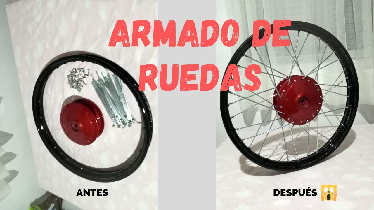COMO ARMAR / ENRAYAR RUEDA DE MOTO