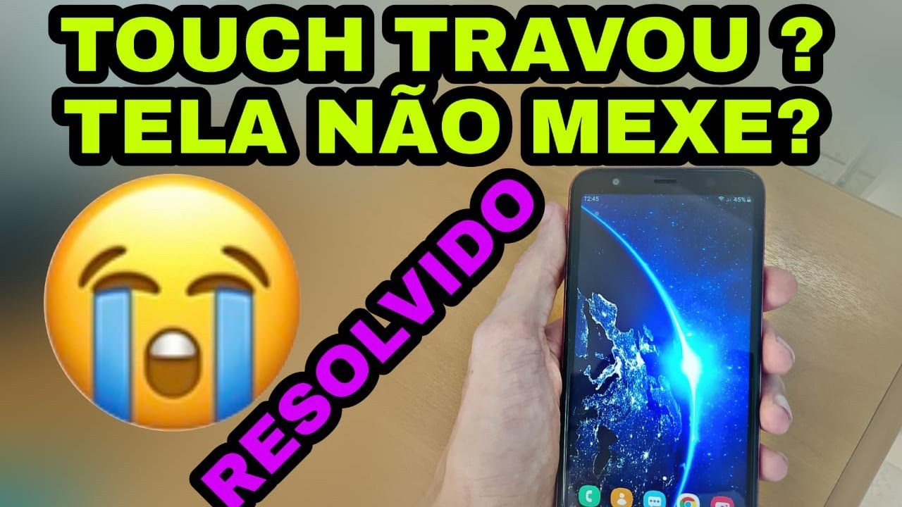 TELA TRAVADA TOUCH PAROU DE FUNCIONAR TELA NÃO FUNCIONA O TOQUE