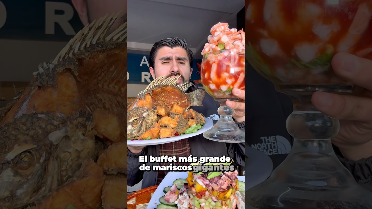 Buffet de mariscos gigantes Costa Verde 