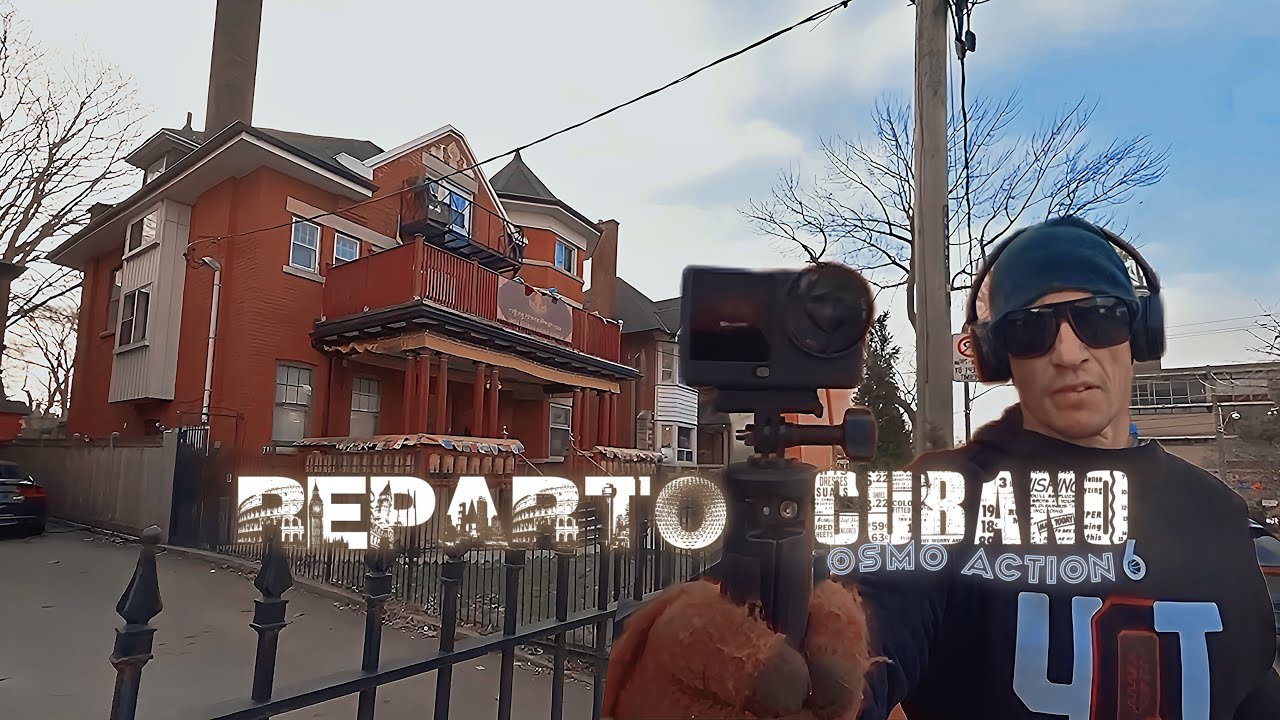OSMO Action 6 on the run,speed up RockSteady+ Reparto Cubano, No gimbal.