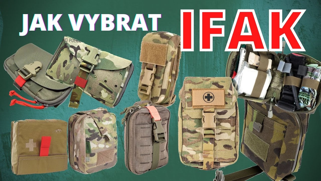 Jak vybrat IFAK / 2.díl - VELKÉ SROVNÁNÍ ARMÁDNÍHO VYBAVENÍ