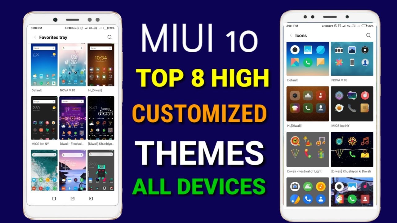 Miui 10 top themes 2018 - 2019 | Top 7 themes of MIUI 10 for Redmi note 4, Redmi note 5 pro