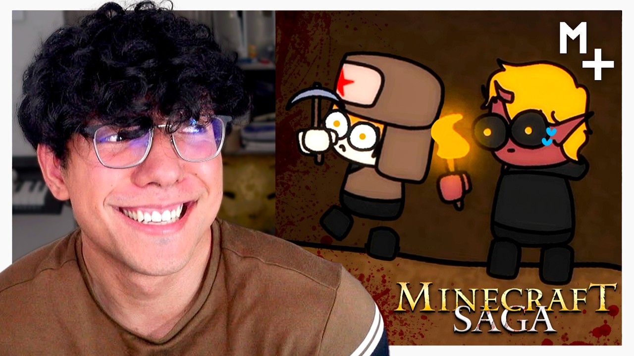 Magma Ve Minecraft Saga ANIMADO 🤣✏️