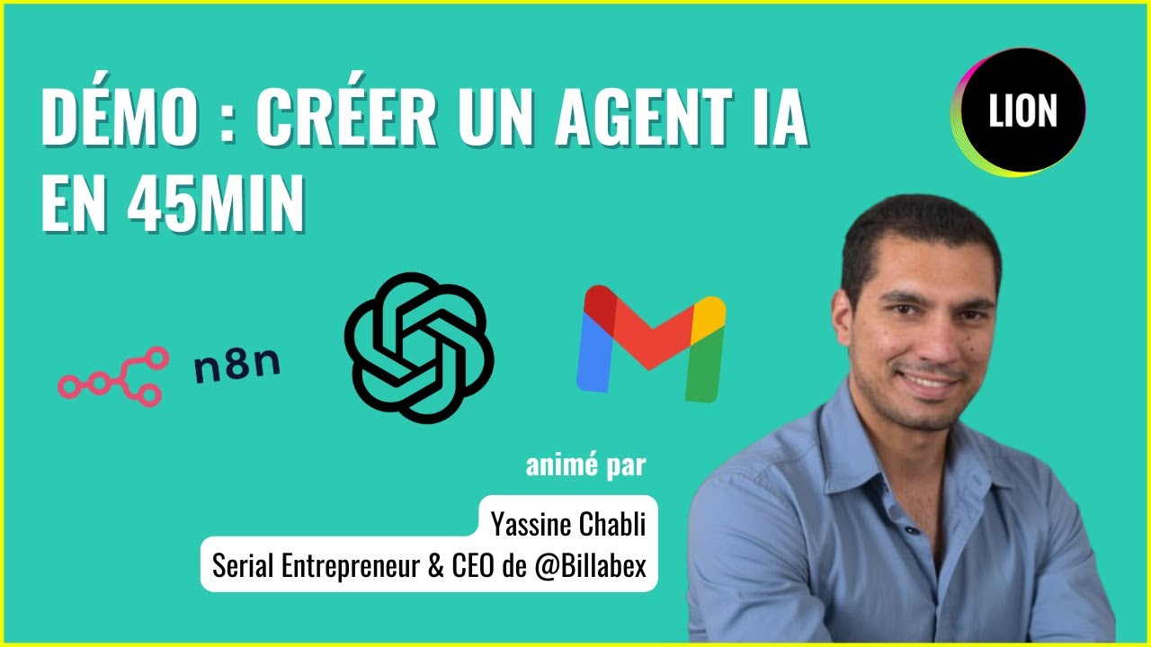 Démo : Créer un agent IA en 45 min (ChatGPT, n8n)