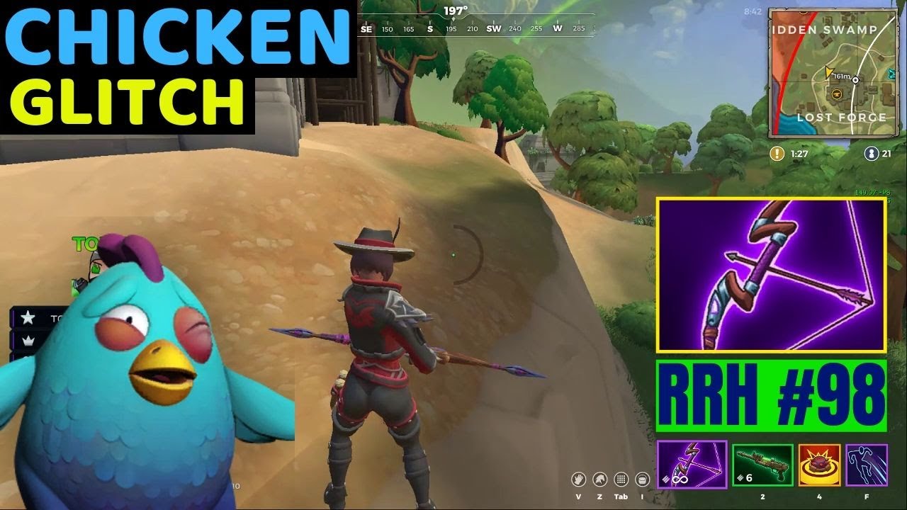 Chicken glitch at Lost Forge - Realm Royale Highlights #98 (Best Moments)