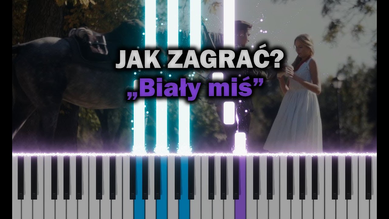 Biały miś 🎹 Piano Tutorial / Nuty